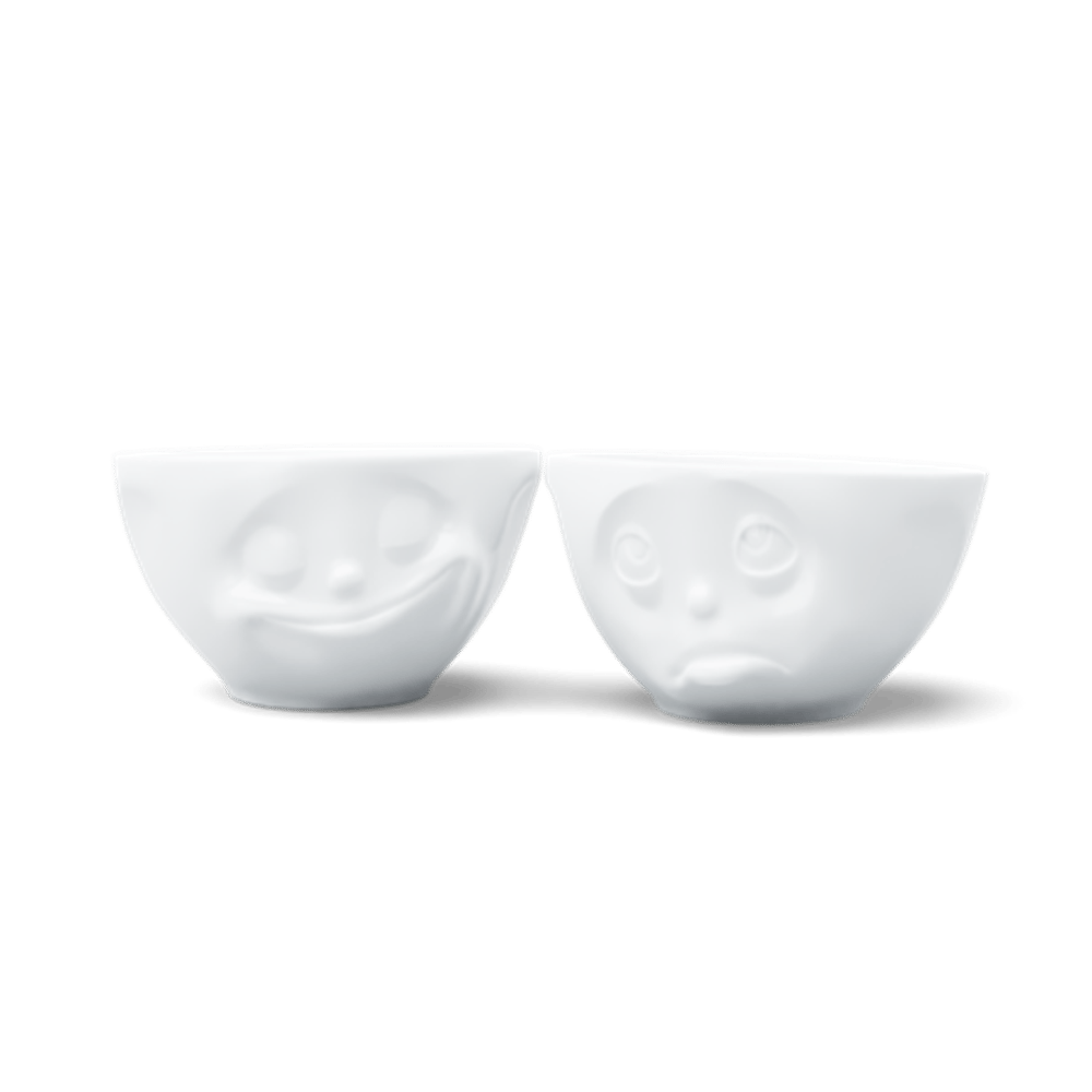 Tassen - 2li Kase Set Medium Happy&Please