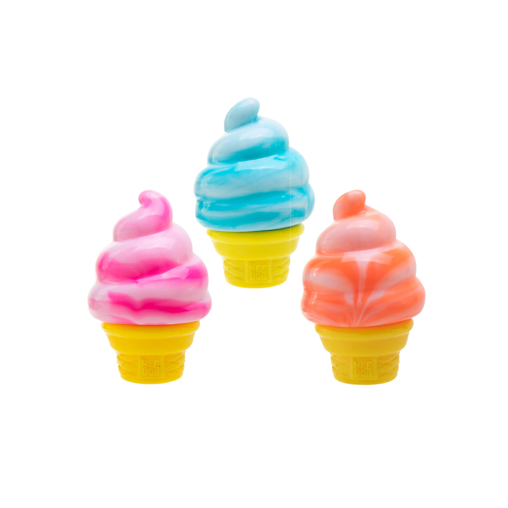 NeeDoh Nice Cream Cone Dondurma Külahı Squishy Oyuncak Mavi