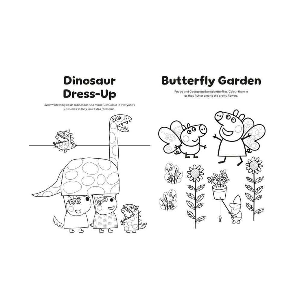 Peppa Pig Days of Fun Bumper Colouring Book