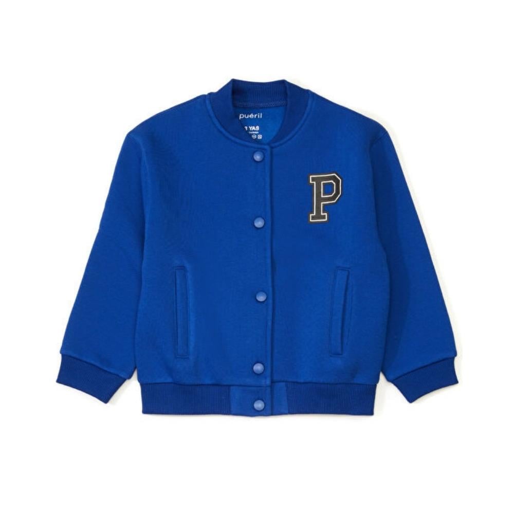 Pueril Kids Çocuk Bomber Ceket Şardonlu Saks