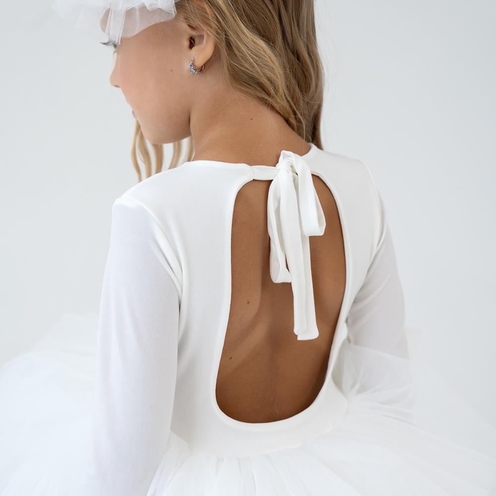 Mini Celebrities White Bloom Elbise