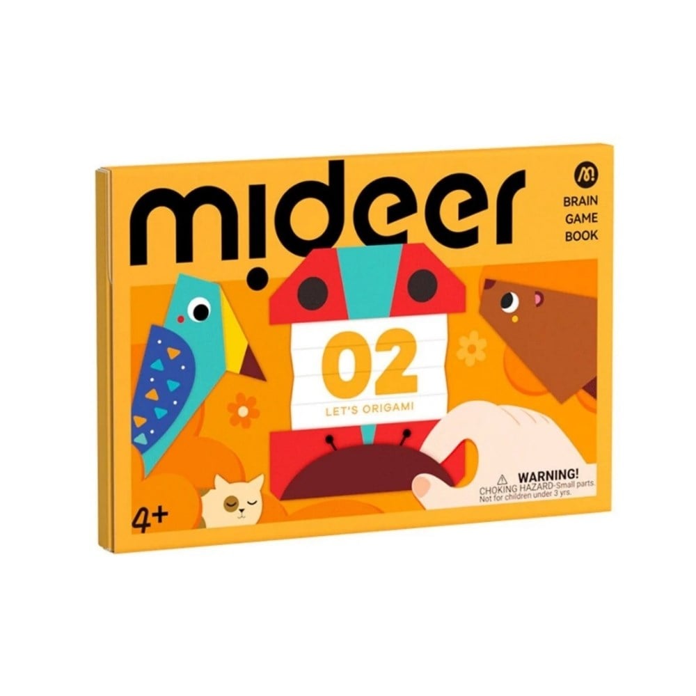 Mideer Level Up Brain Gamebook Let's Origami Level 2
