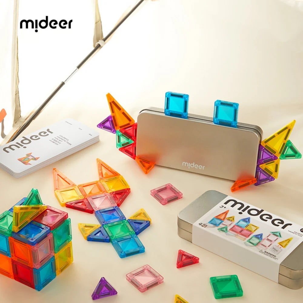 Mideer Magnetic Tiles Mini Collection 42 Parça