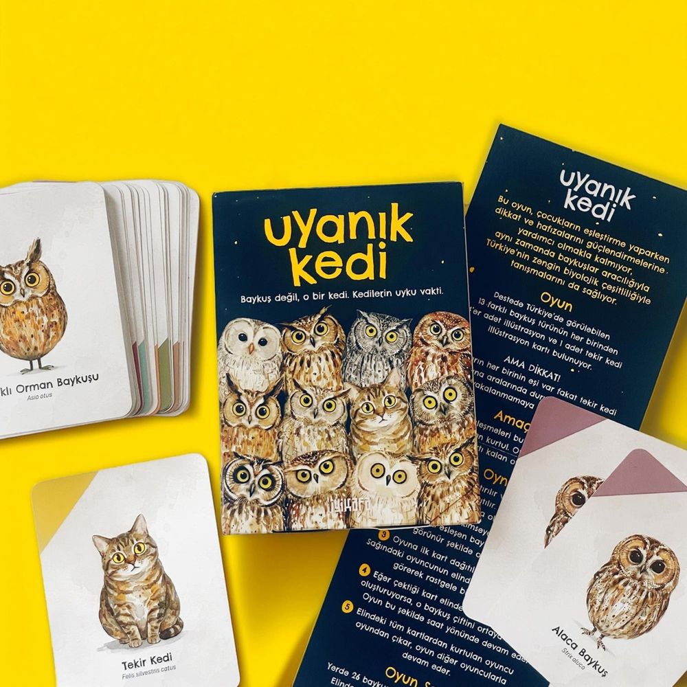 İyiKafa Uyanık Kedi Kart Oyunu