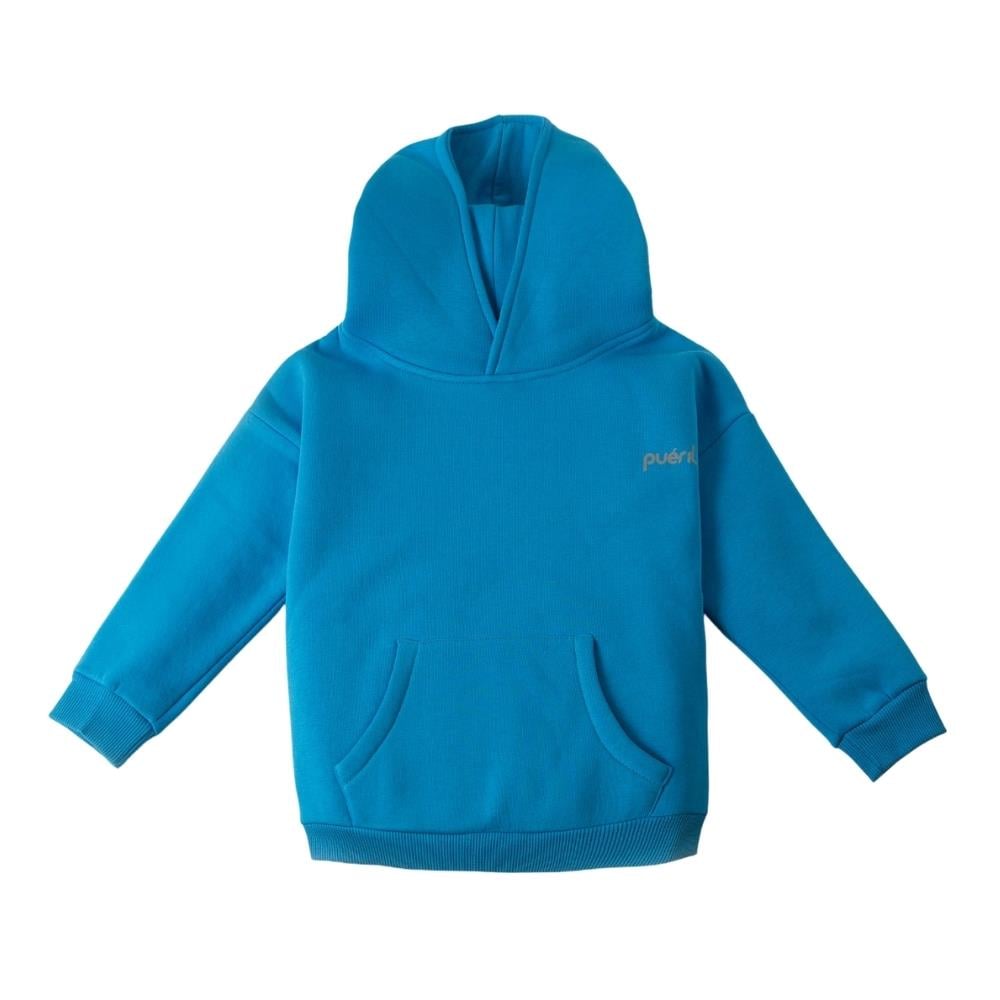 Pueril Kids Çocuk Eşofman Takımı Şardonlu Mavi