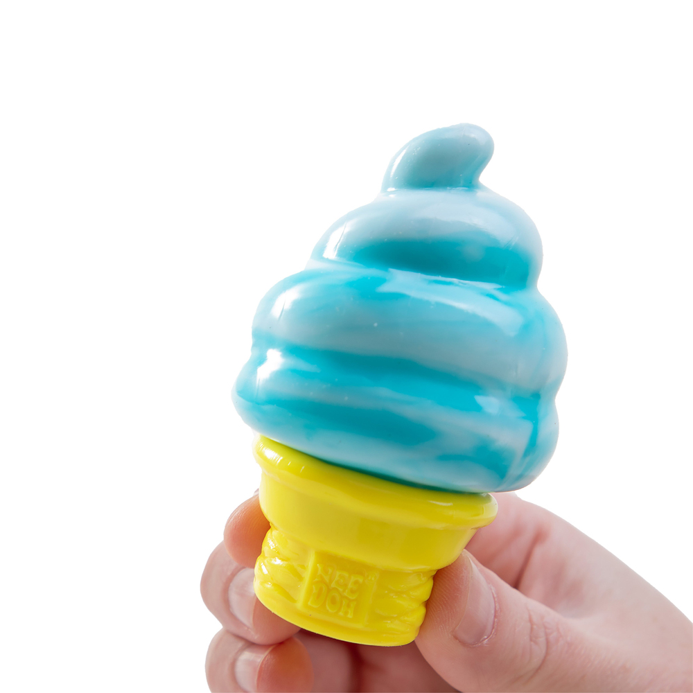 NeeDoh Nice Cream Cone Dondurma Külahı Squishy Oyuncak Mavi