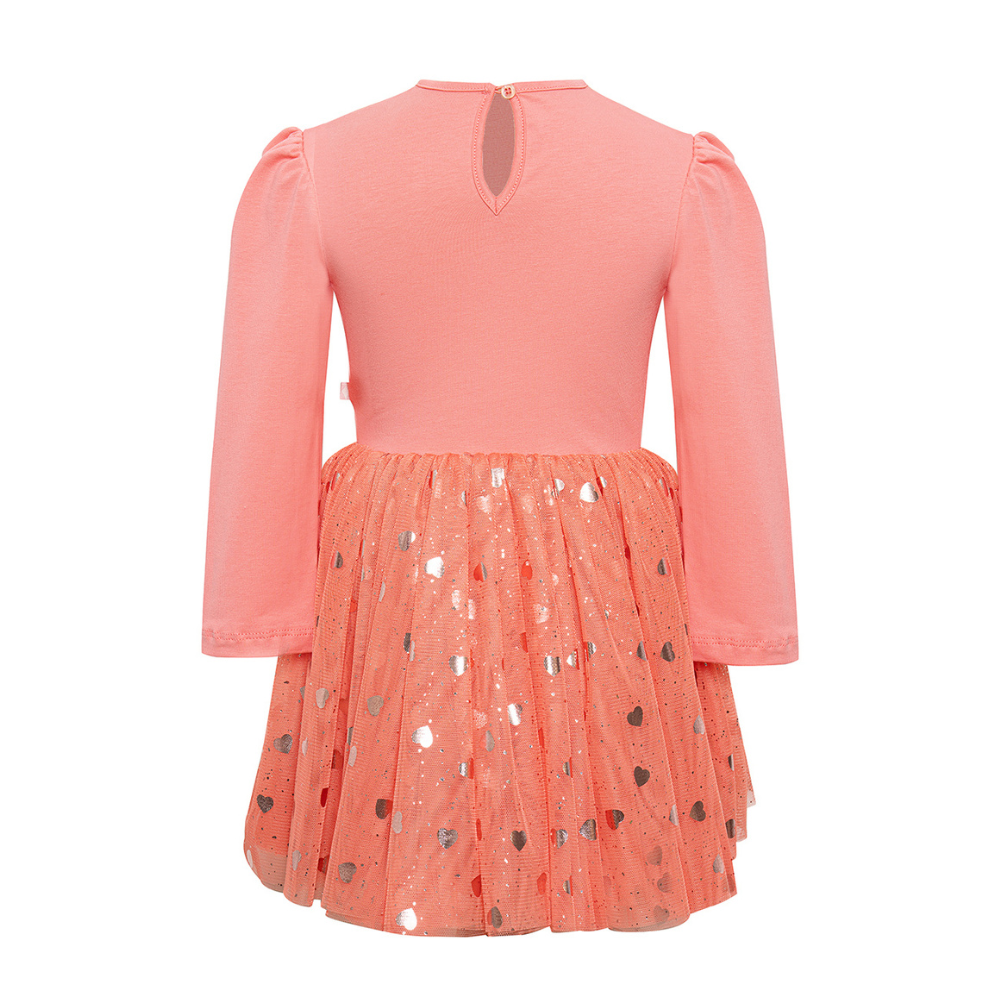 Mini Celebrities Gleam Coral Elbise