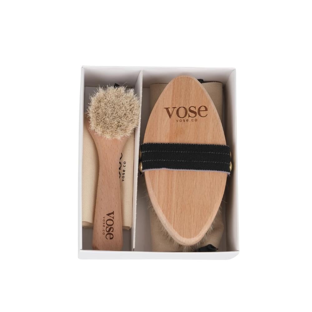 Vose 2′li Set Vücut & Yüz Fırçası