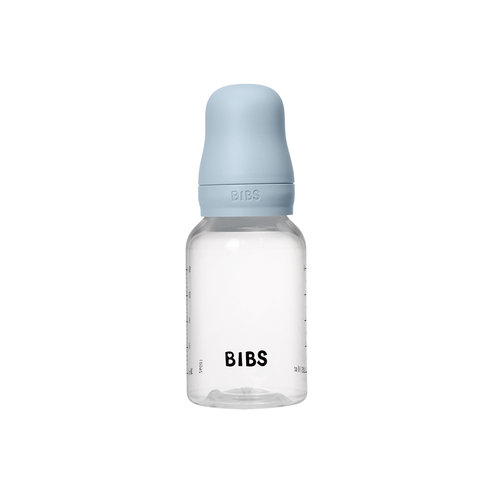 Bibs Baby PP Bottle Kauçuk Uç Yavaş Akış Biberon | Baby Blue 150 ml