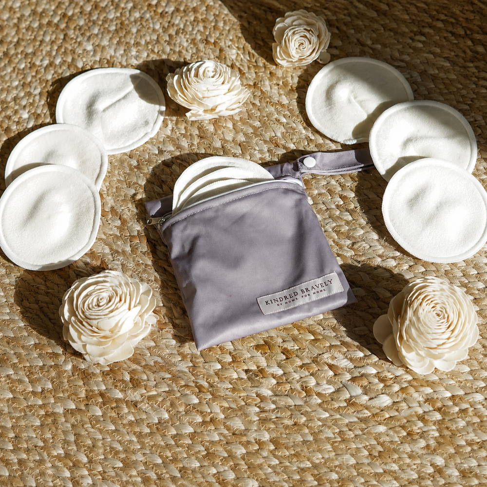Kindred Bravely Organik Bambu Yıkanabilir Göğüs Pedi 10'lu Set | Ivory