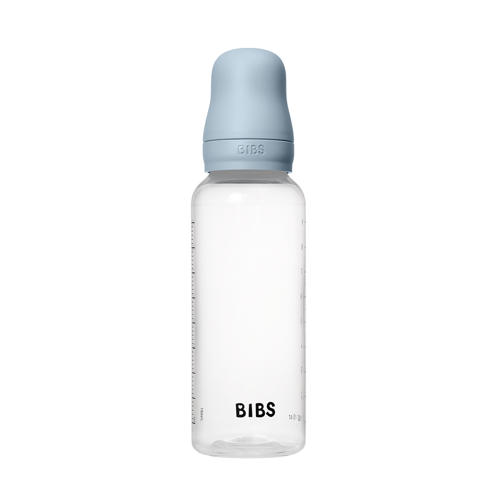 Bibs Baby PP Bottle Kauçuk Uç Orta Akış Biberon | Baby Blue 270 ml