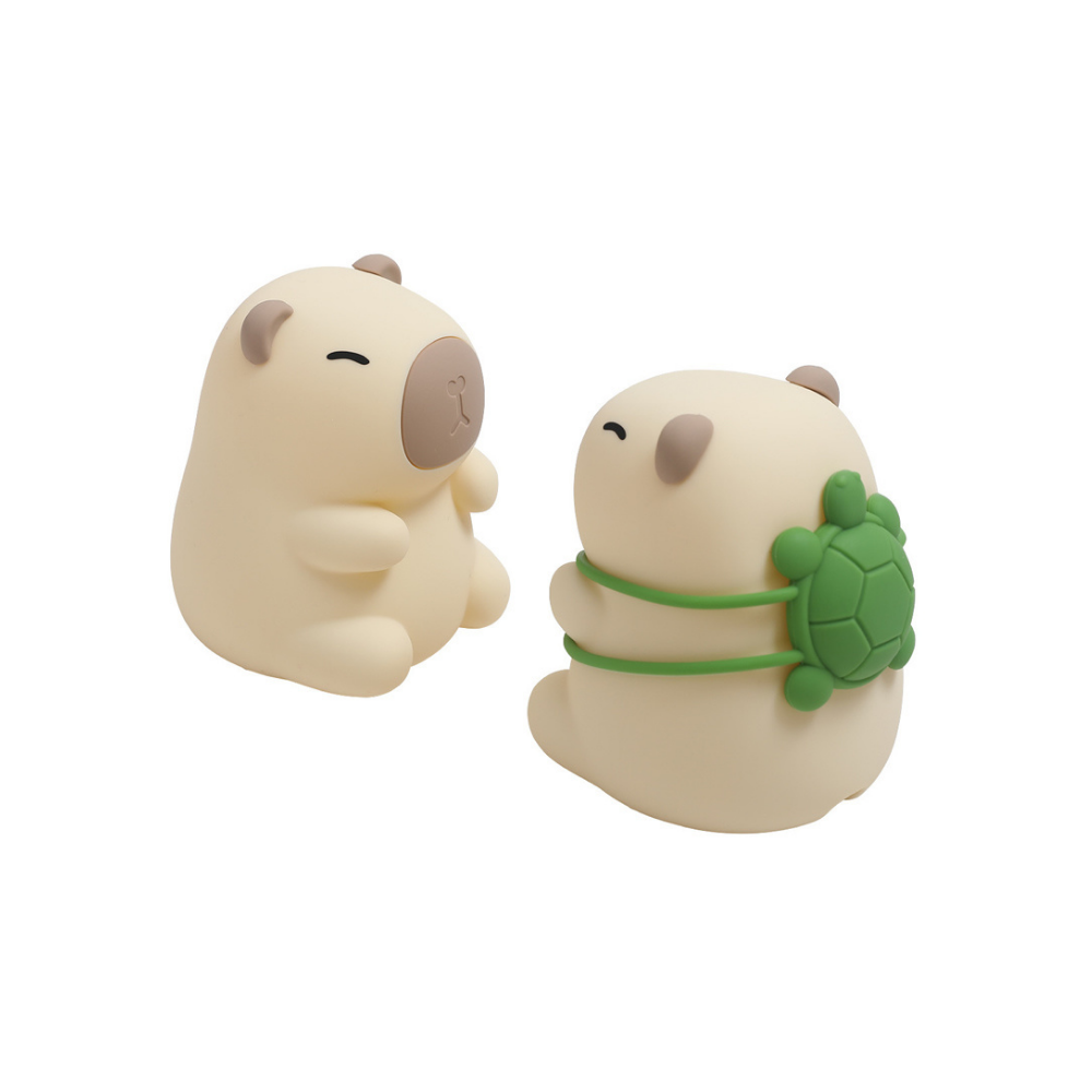 Acornia Sevimli Capybara Gece Lambası Sırt Çantalı