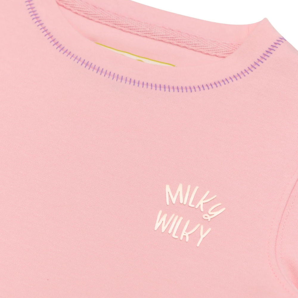 Milky Wilky Halo Uzun Kollu Tişört Pembe