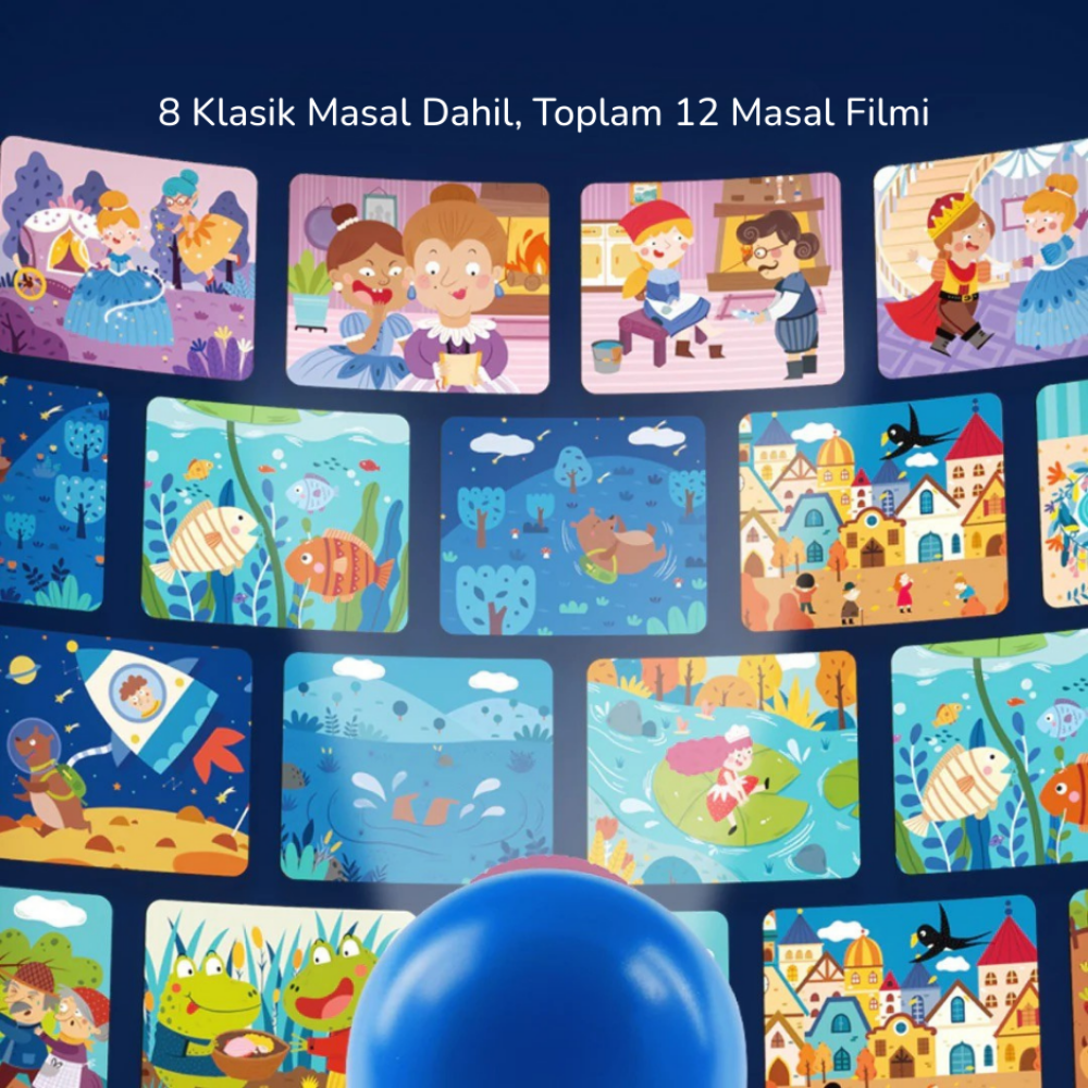 Mideer Masal Projektörü 4'ü 1 Arada