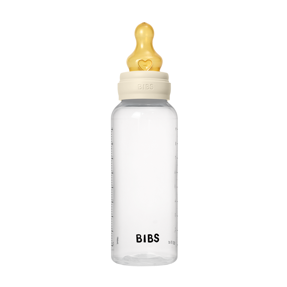 Bibs Baby PP Bottle Kauçuk Uç Orta Akış Biberon | Ivory 270 ml