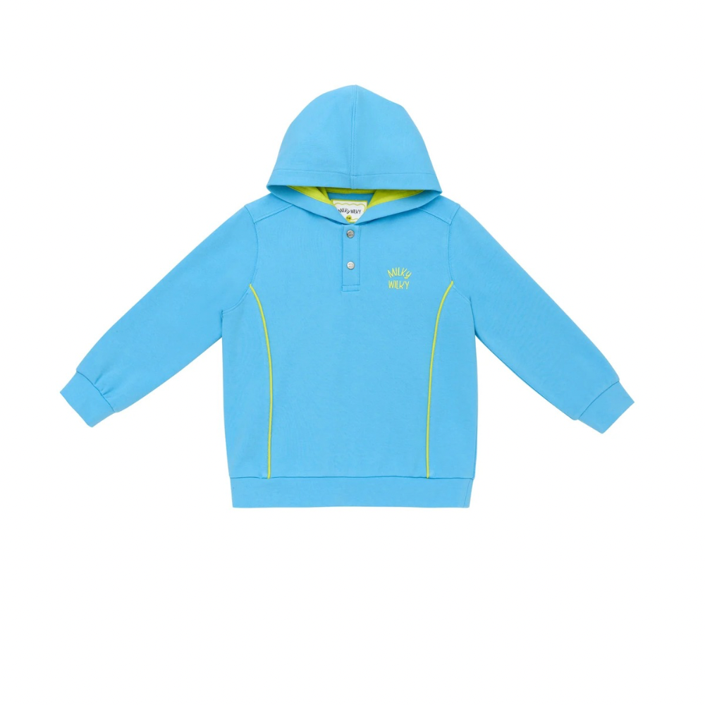 Milky Wilky Erkek Çocuk Elio Sweatshirt Mavi