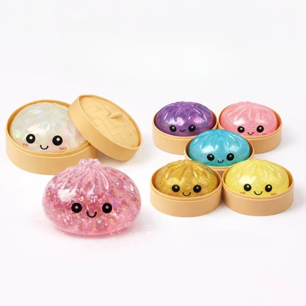 Squishy Rainbow Mystery Bun Dumpling Sürpriz Kutu