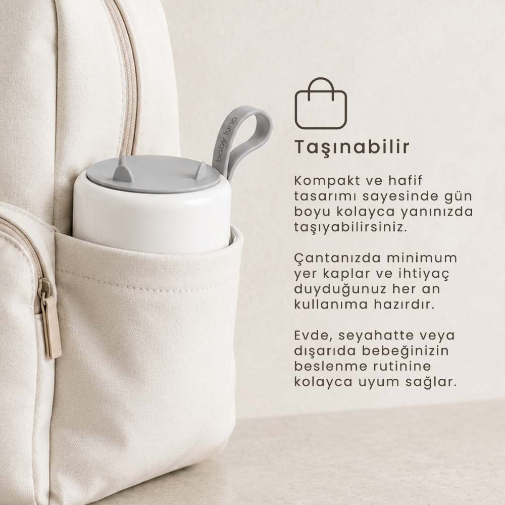 Baby Luna Taşınabilir Süt & Mama Isıtıcı