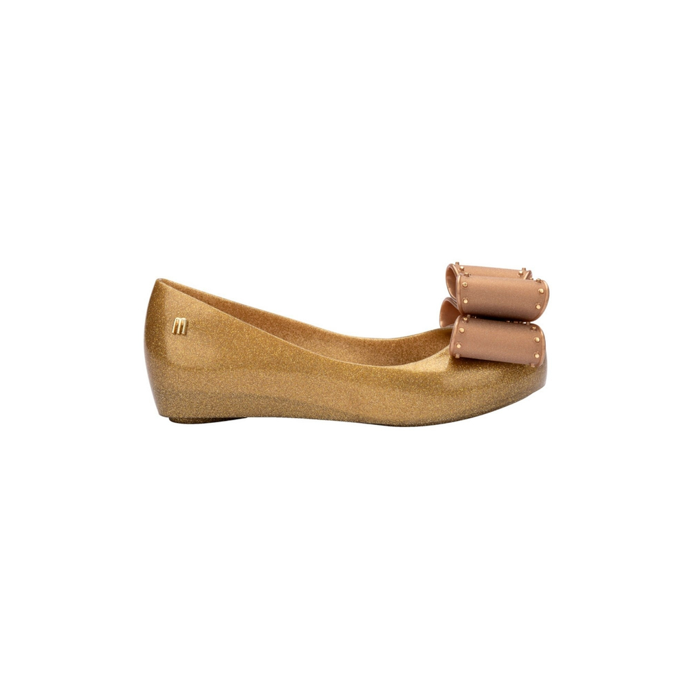 Mini Melissa Ultragirl Classic Bow Inf Çocuk Babet | Gold