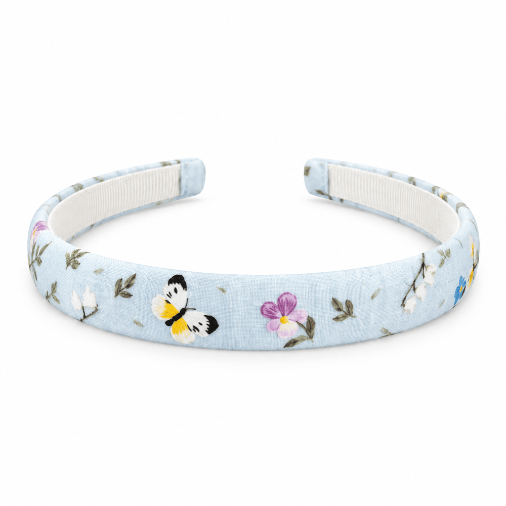 Jasmie Butterfly Bloom Headband Taç