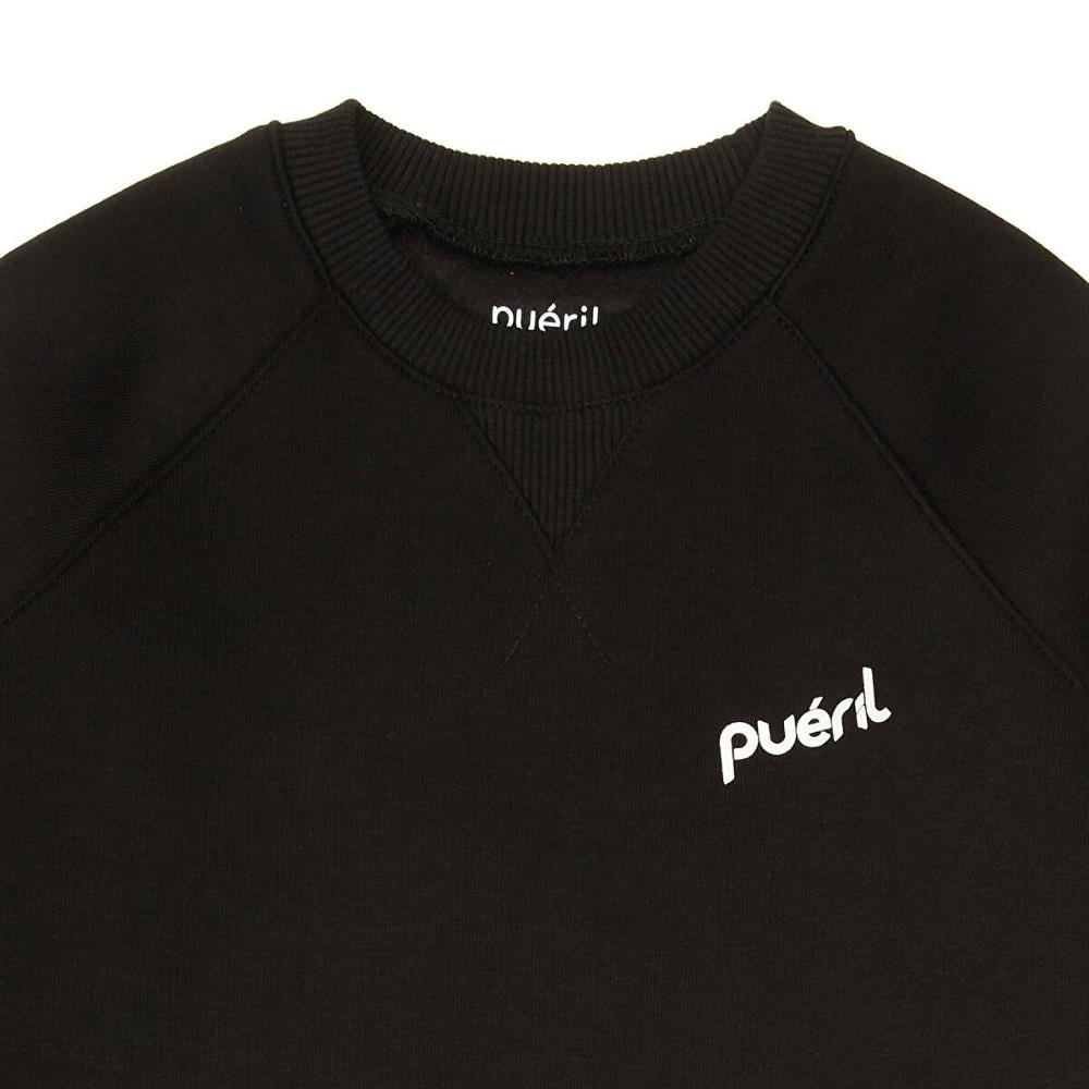 Pueril Kids Şardonlu Klasik Çocuk Eşofman Takımı | Siyah