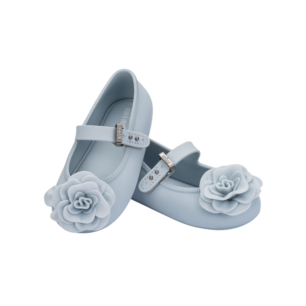 Mini Melissa Soft Ballerina Petals Bb Çocuk Babet | Gri