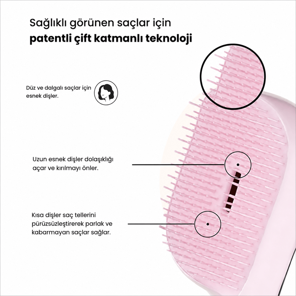 Tangle Teezer CS-Pink Matte Chrome