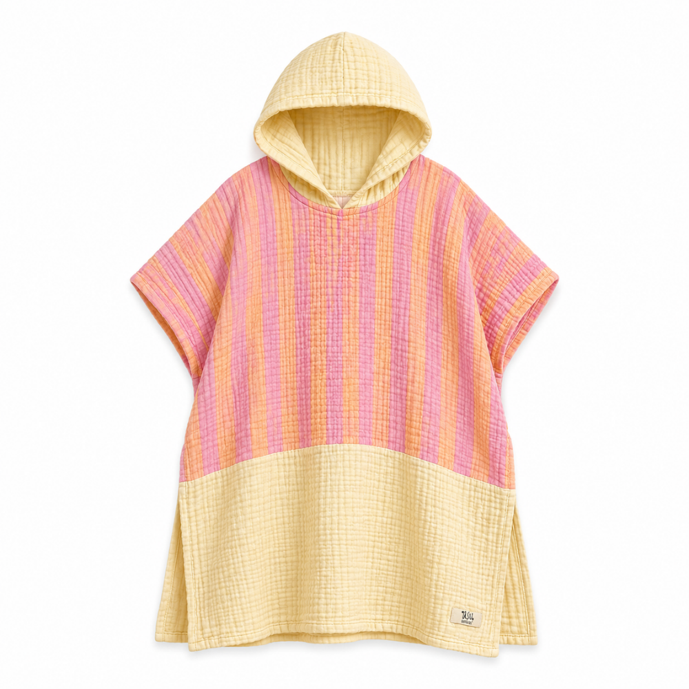 Asu Baby Pinky Peach Retro Müslin Panço