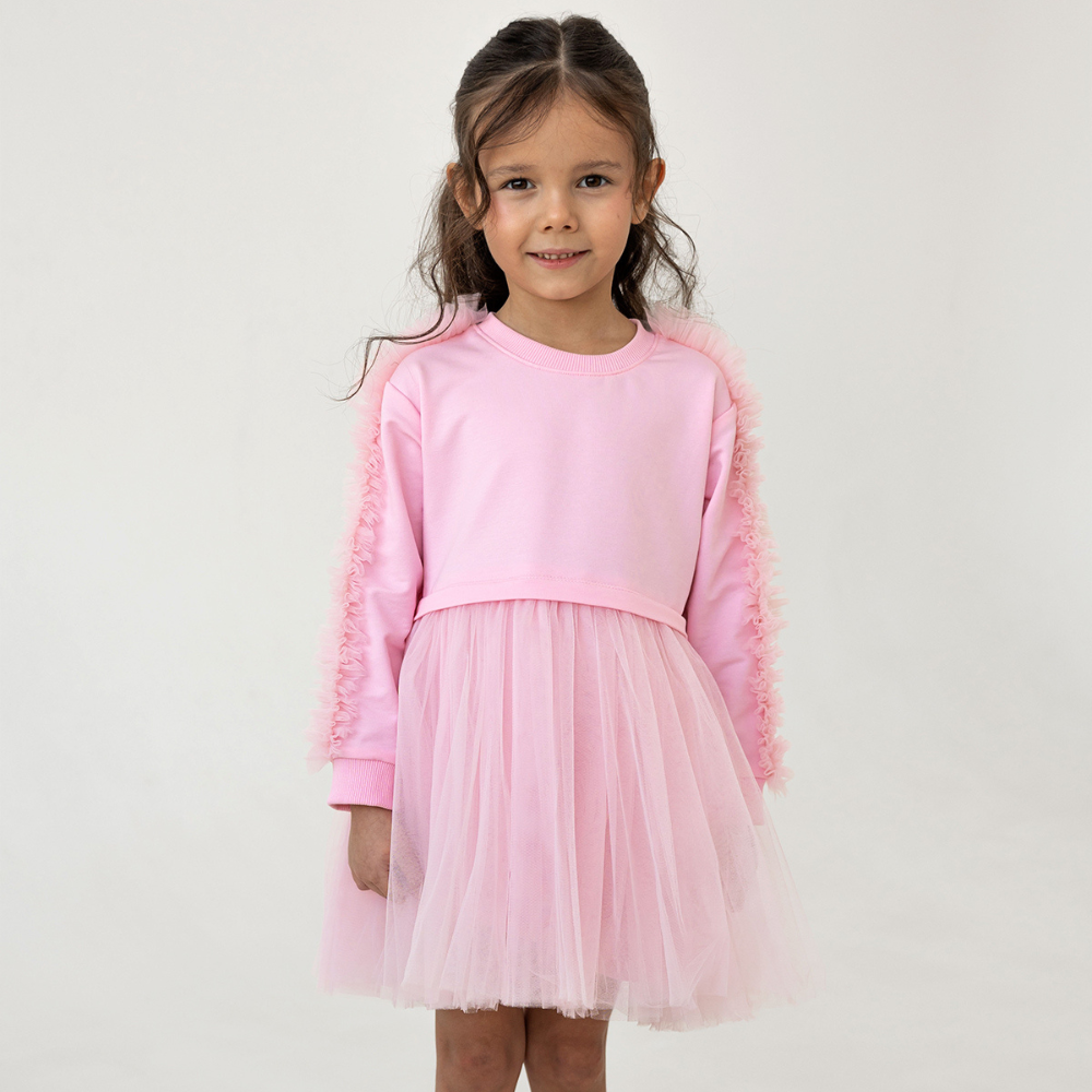 Mini Celebrities Pink Sweatdress Elbise