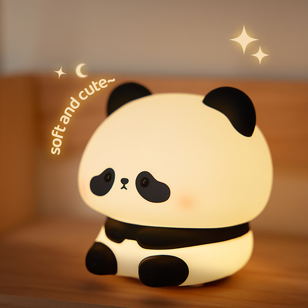 Acornia Masum Panda Silikon Gece Lambası