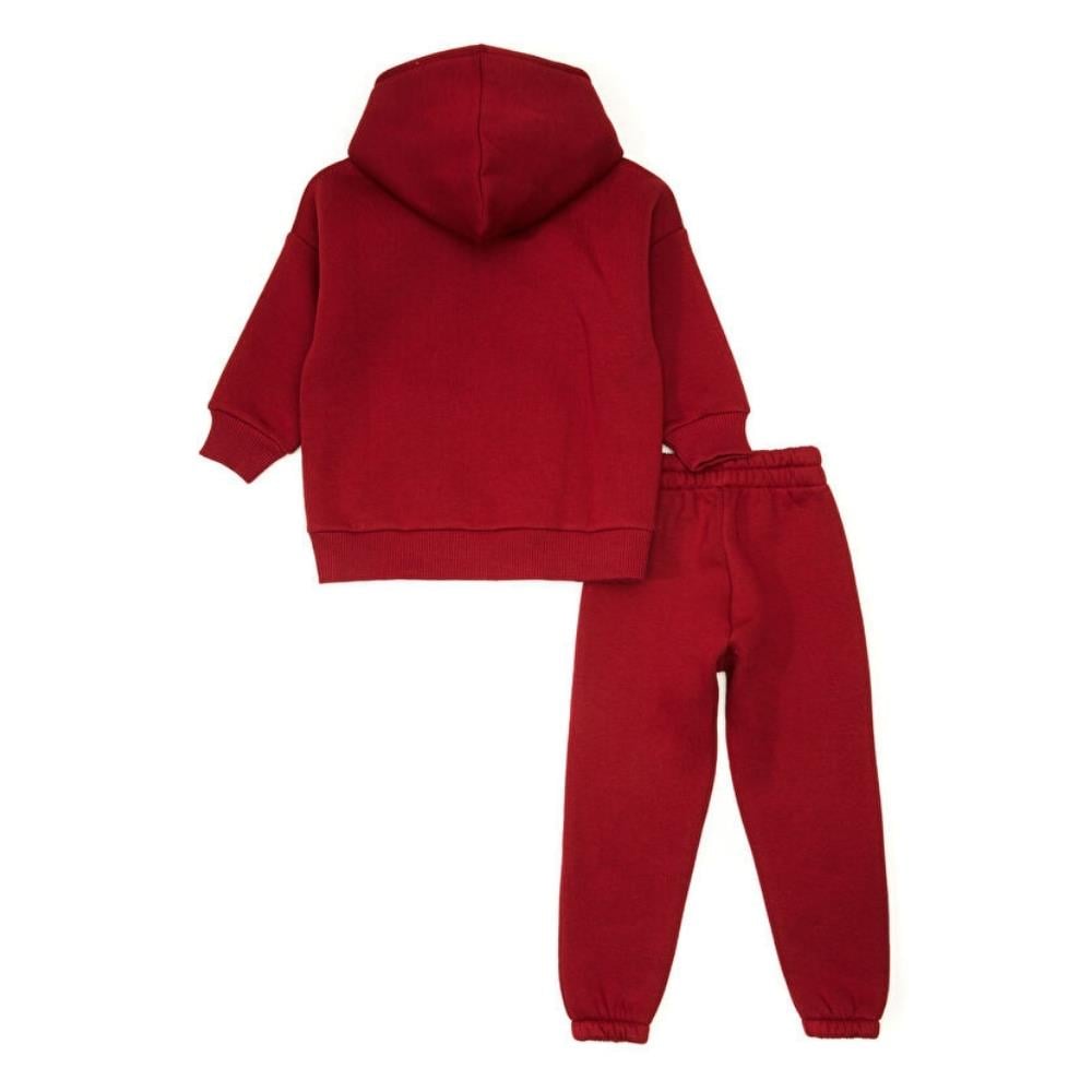 Pueril Kids Çocuk Eşofman Takımı Şardonlu Bordo