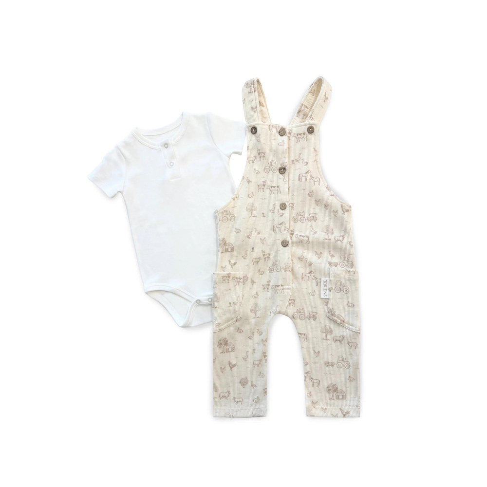 Çiftçi Tulum & Bodysuit Takımı