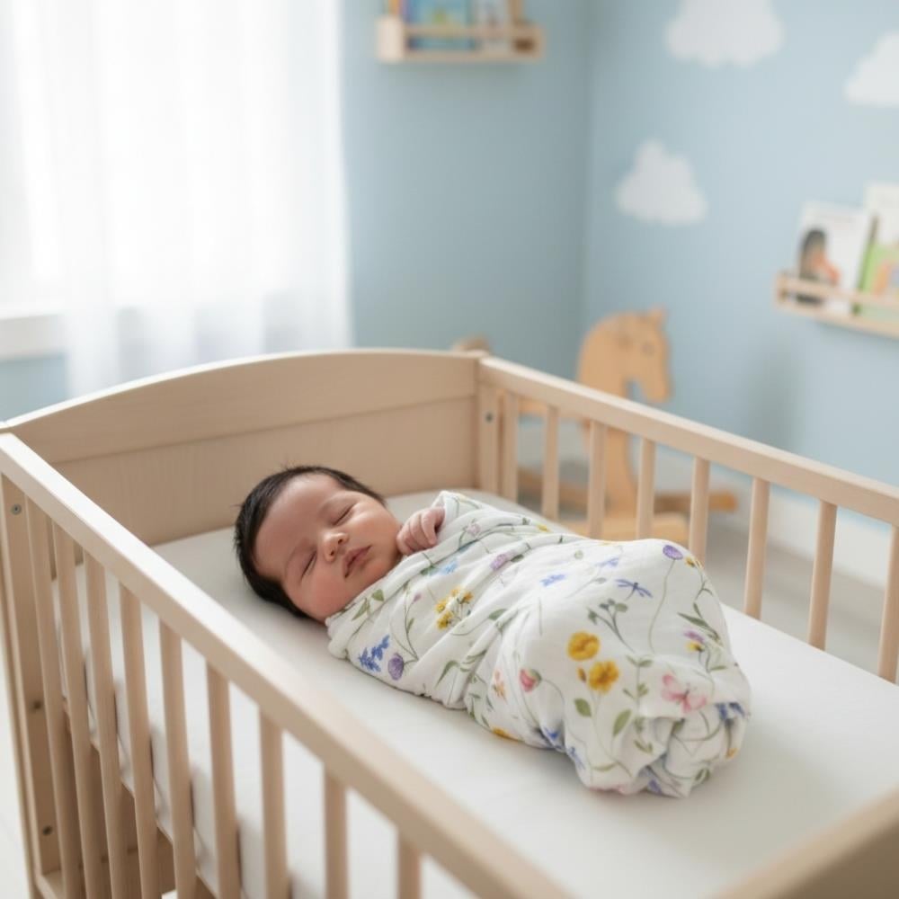 Münü Design Müslin Örtü Çiçek