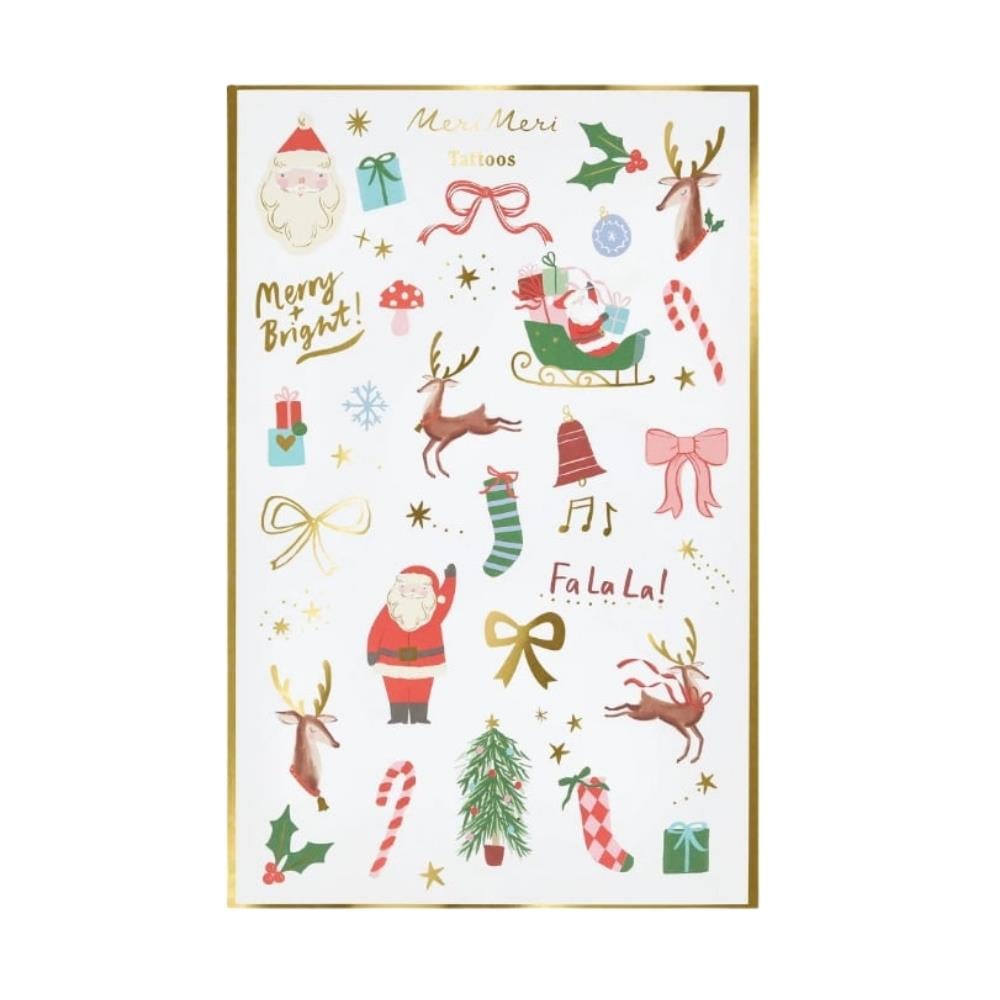 Meri Meri Christmas Mix Geçici Dövmeler