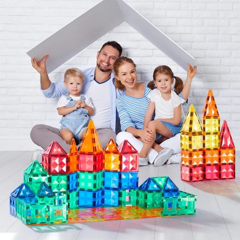 Mideer Renkli Magnetic Tiles 100 Parça