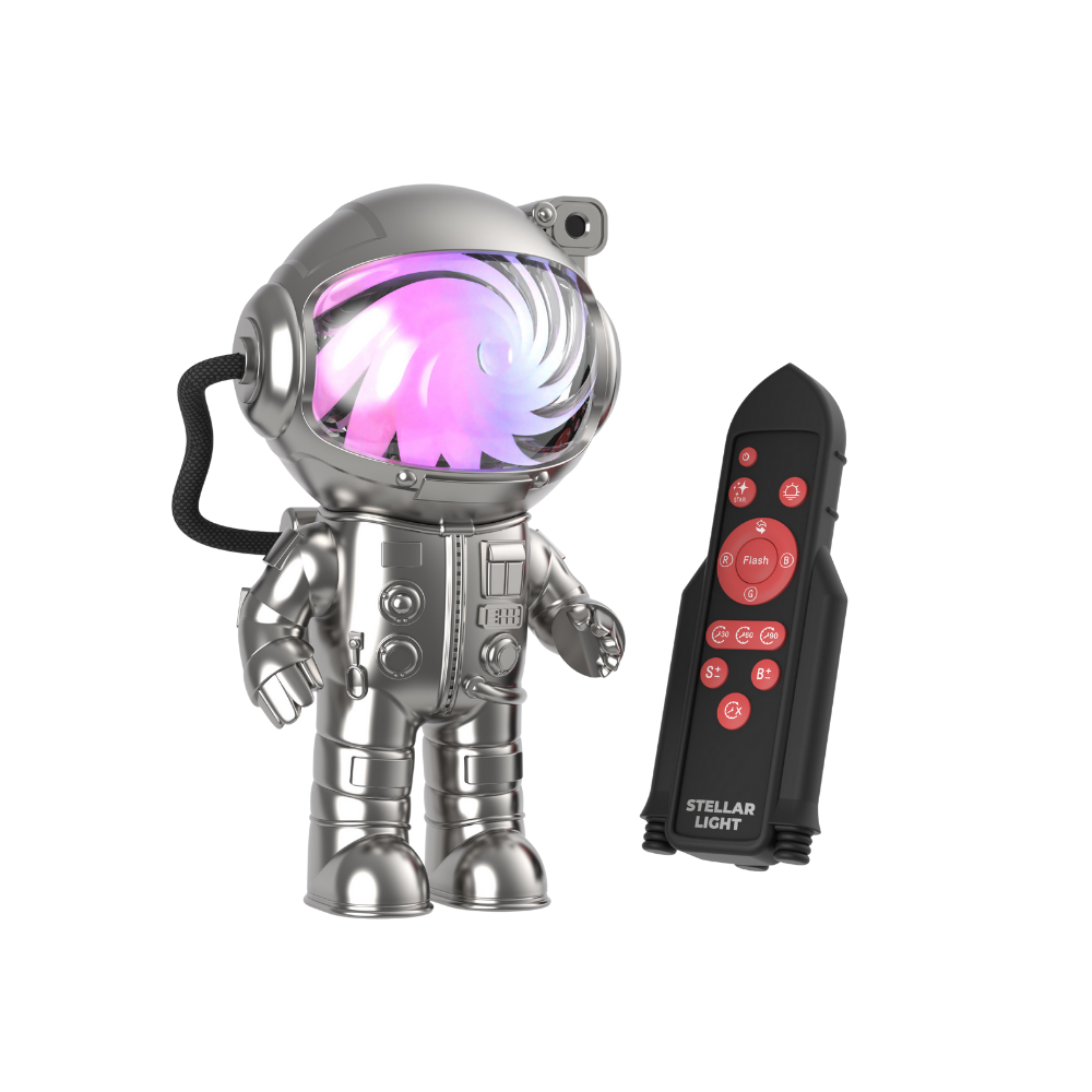 Mob Yıldız Işığı Projeksiyon Lambası Gümüş