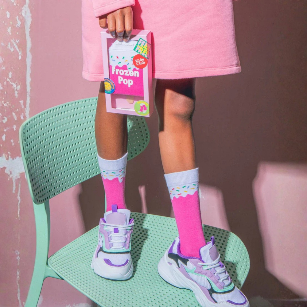 Eat My Socks Frozen Pop Strawberry Çocuk Çorap 5-10 Yaş