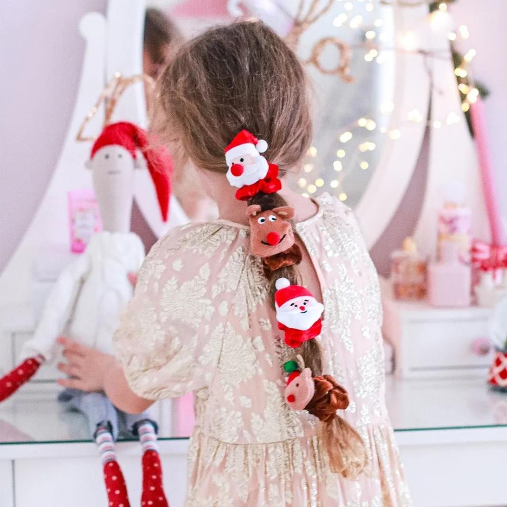 Mini & Kids Christmas Scrunchie Baby Rudolph