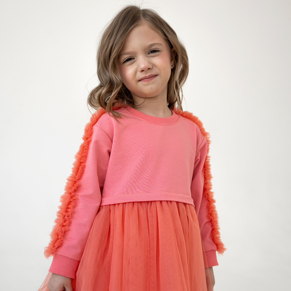 Mini Celebrities Coral Sweatdress Elbise