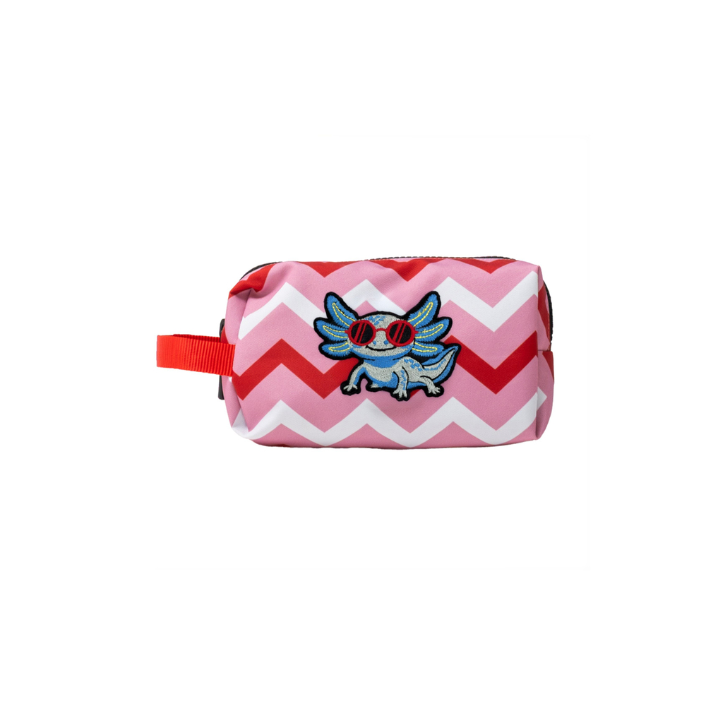 JantiFox Pembe Zigzag Desenli Çok Amaçlı Mini Çanta | Aksolotl 