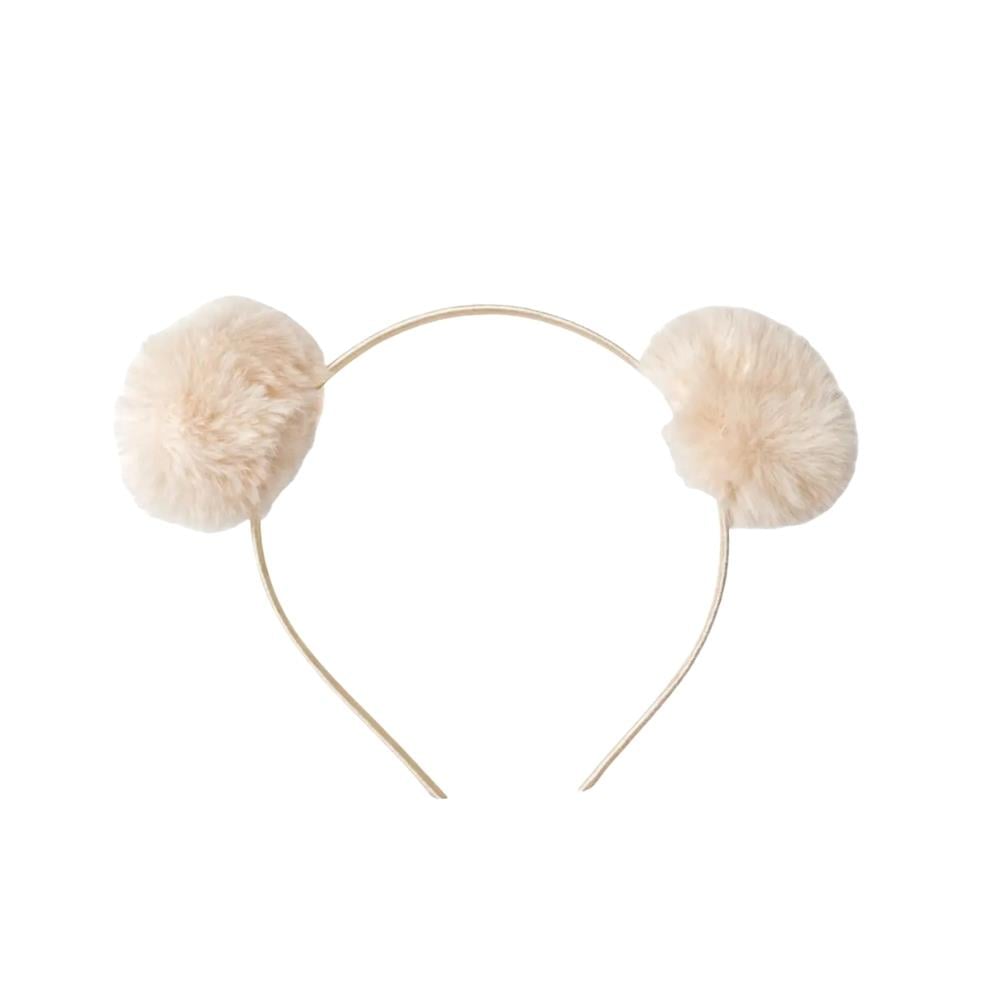 Mini & Kids Mini PonPon Taç Bej