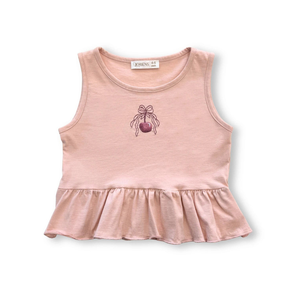 Fiyonklu Kiraz Crop Top