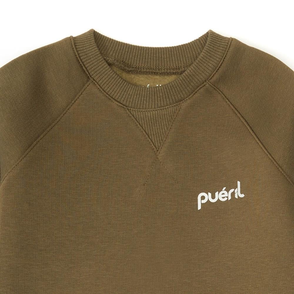 Pueril Kids Şardonlu Klasik Çocuk Eşofman Takımı | Haki