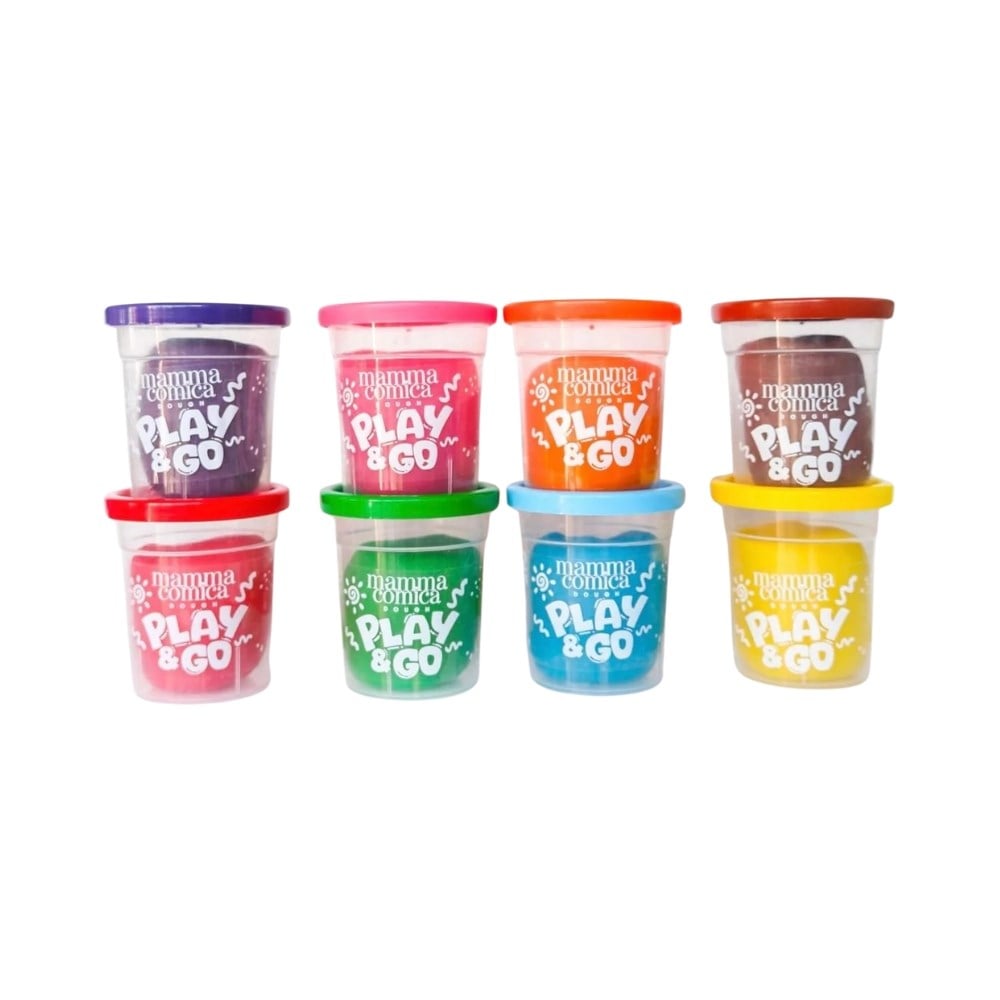 Mammacomica Dough Play&Go Oyun Hamuru Seti 8x75 gr