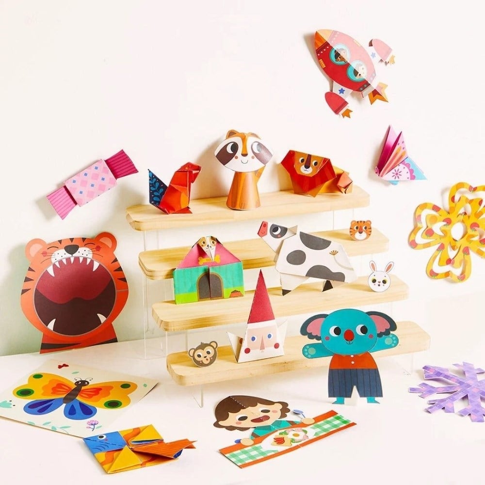Mideer Level Up Brain Gamebook Let's Origami Level 2