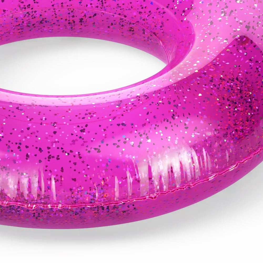 Sun Squad Glitter Pool Inner Tube Pink Yüzme Simidi 92 cm