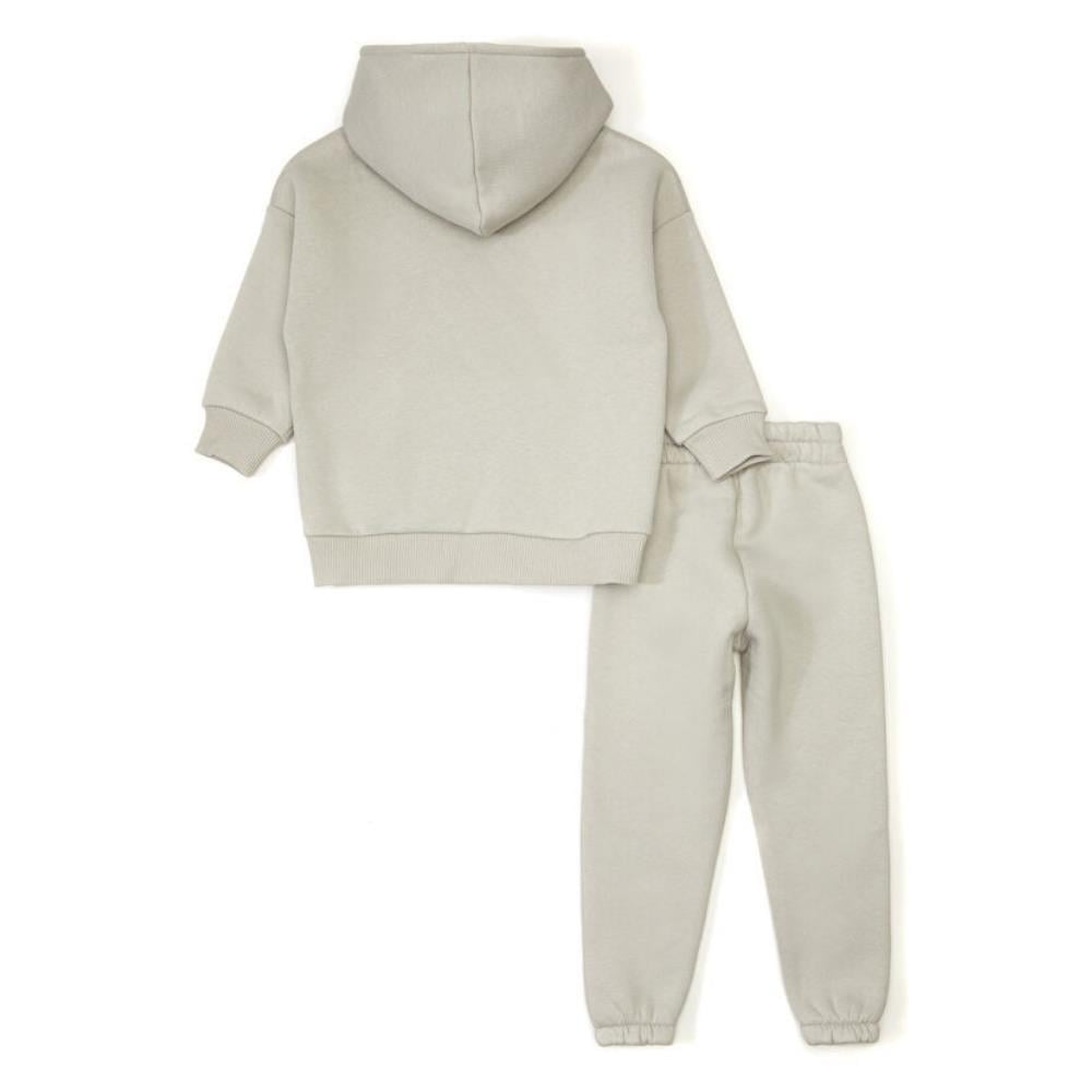 Pueril Kids Çocuk Eşofman Takımı Şardonlu Gri