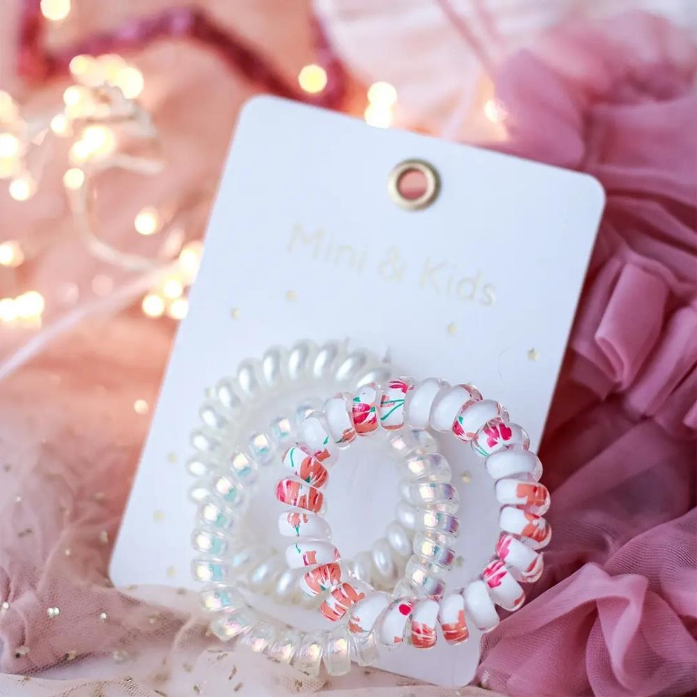 Mini & Kids Hair Spiral White