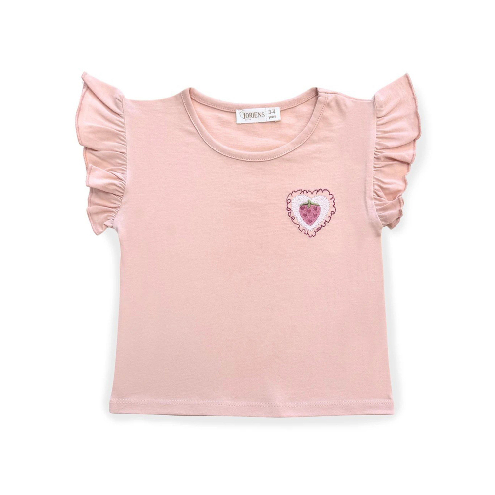 Fırfırlı Kalp Crop Top
