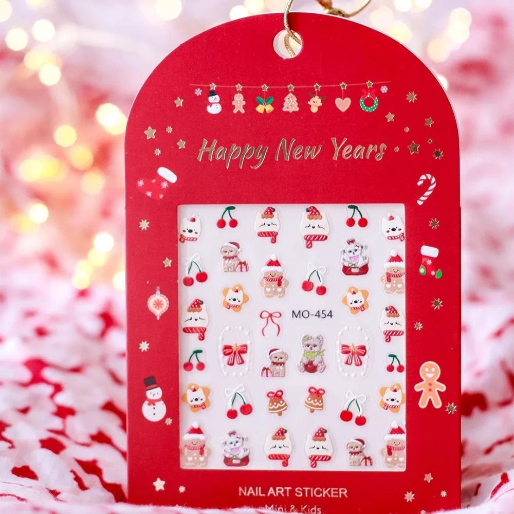 Mini & Kids Christmas Nail Sticker Bell